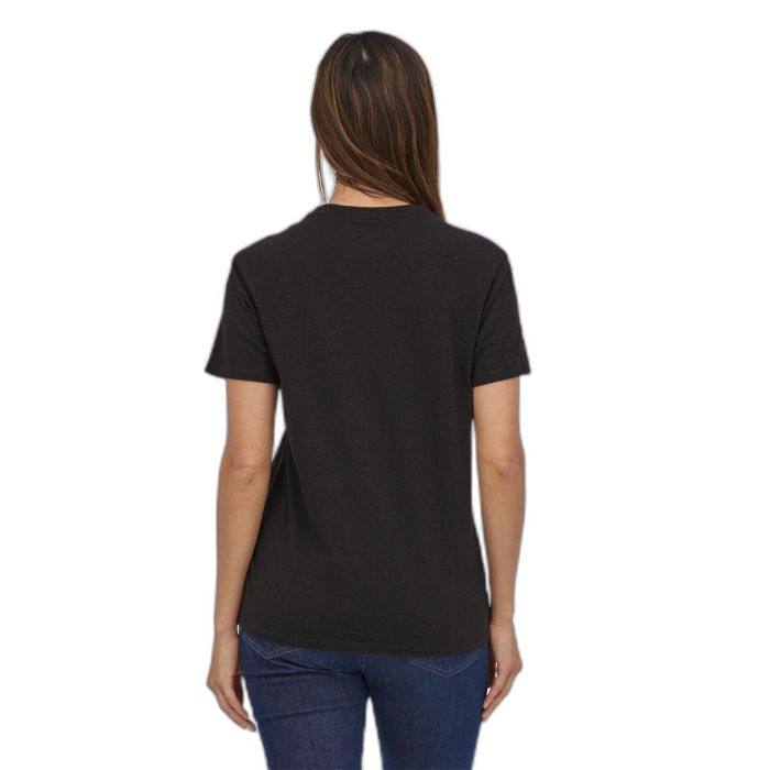 Koszulka unisex PATAGONIA Fitz Roy Icon S/S / INBK Ink Black