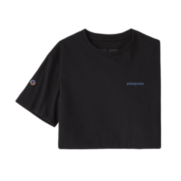 Koszulka unisex PATAGONIA Fitz Roy Icon S/S / INBK Ink Black