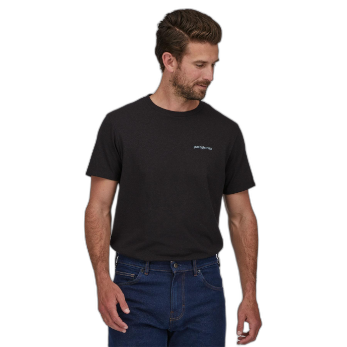 Koszulka unisex PATAGONIA Fitz Roy Icon S/S / INBK Ink Black