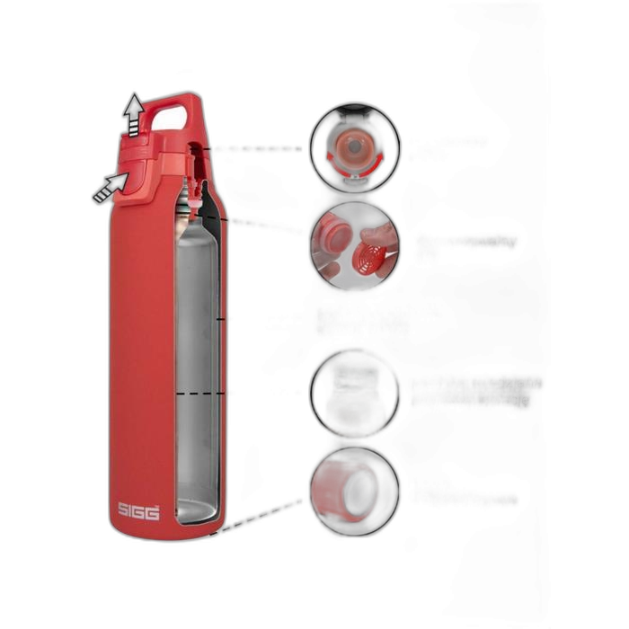 Kubek termiczny SIGG One 500 ml /  czerwony
