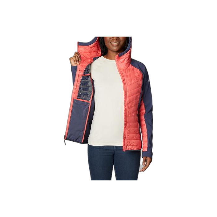 Kurtka COLUMBIA WK1832 Powder Lite Hybrid / 614 pink/nocturnal