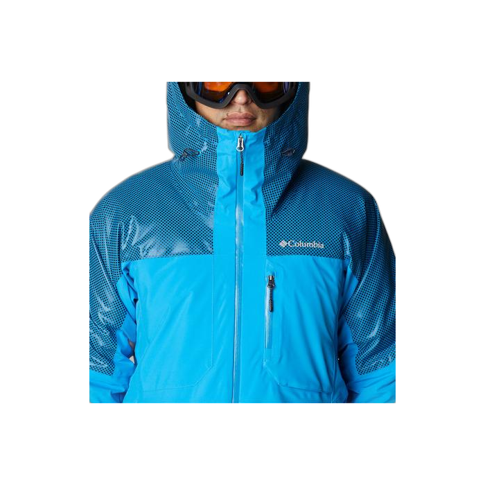 Kurtka COLUMBIA WO7807 Snow Slab Black Dot / 491 Compass Blue