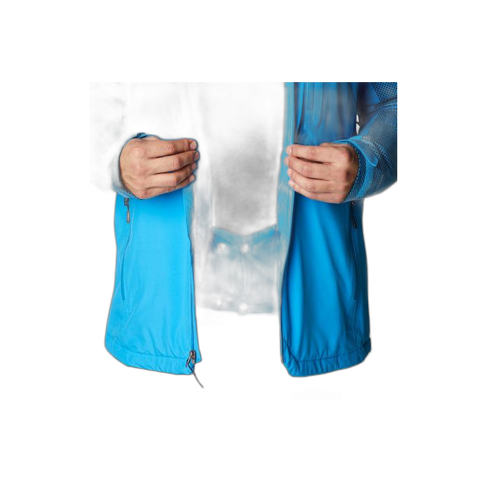 Kurtka COLUMBIA WO7807 Snow Slab Black Dot / 491 Compass Blue