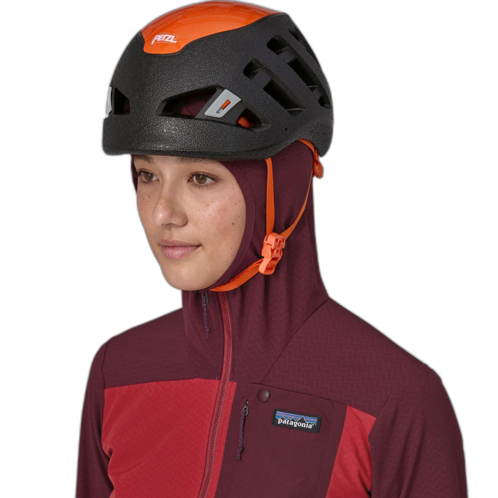 Kurtka damska PATAGONIA R1 Cross Strata HD / TGRD touring red