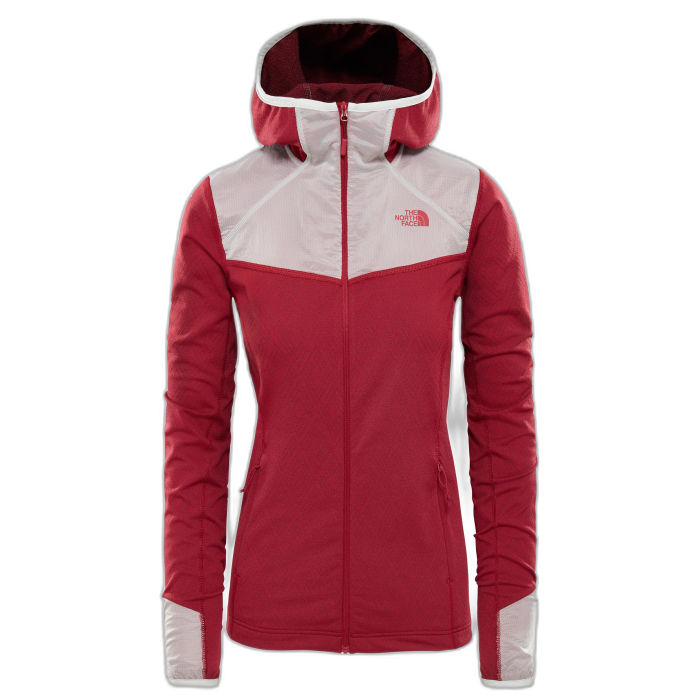 Kurtka damska THE NORTH FACE Inlux Tech Midlayer /  czerwony