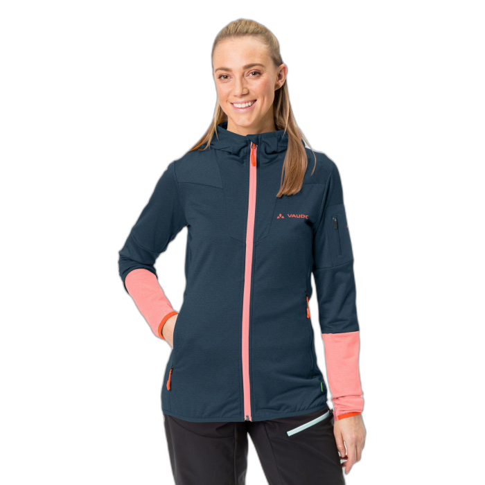 Kurtka damska VAUDE Monviso Fleece HD / 790-dark sea