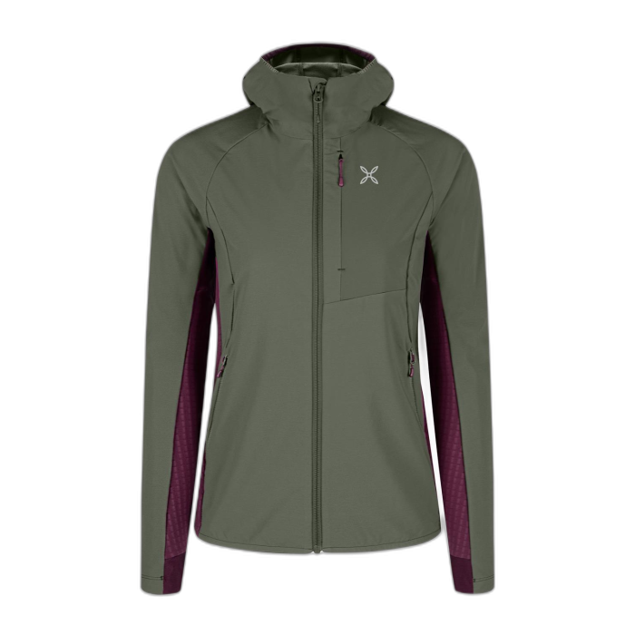 Kurtka MONTURA W Peak / 4914 s.green/w.red
