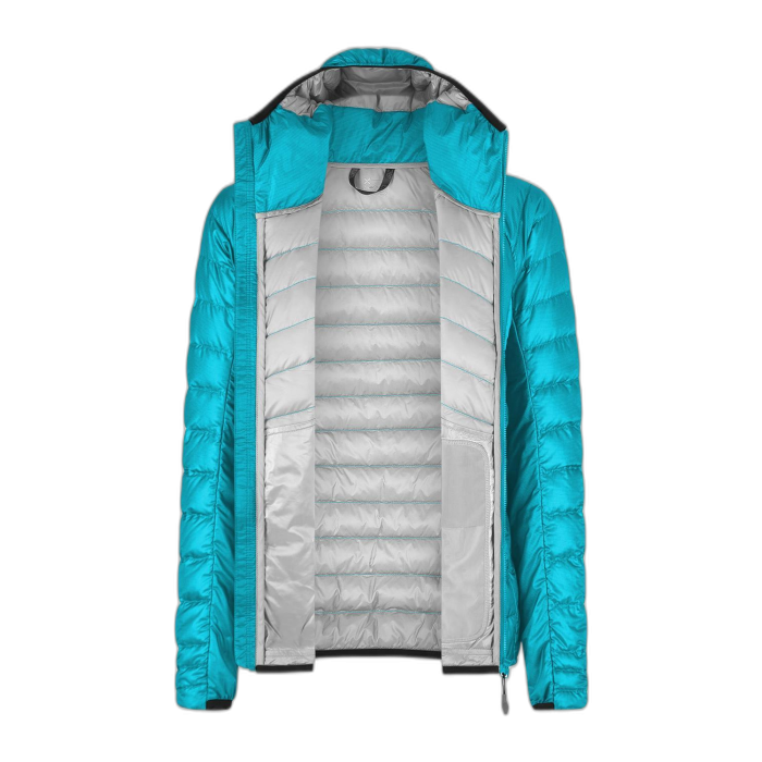 Kurtka MONTURA W Pure Duvet / 73099 turquoise/grey