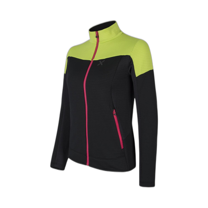 Kurtka MONTURA W Stretch Mind / 9047 black/lime gree