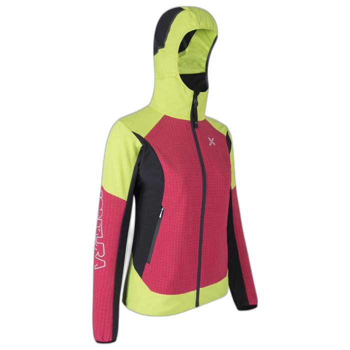 Kurtka MONTURA W Wind Revolution Hoody / 0447 s.sugar/v.lime