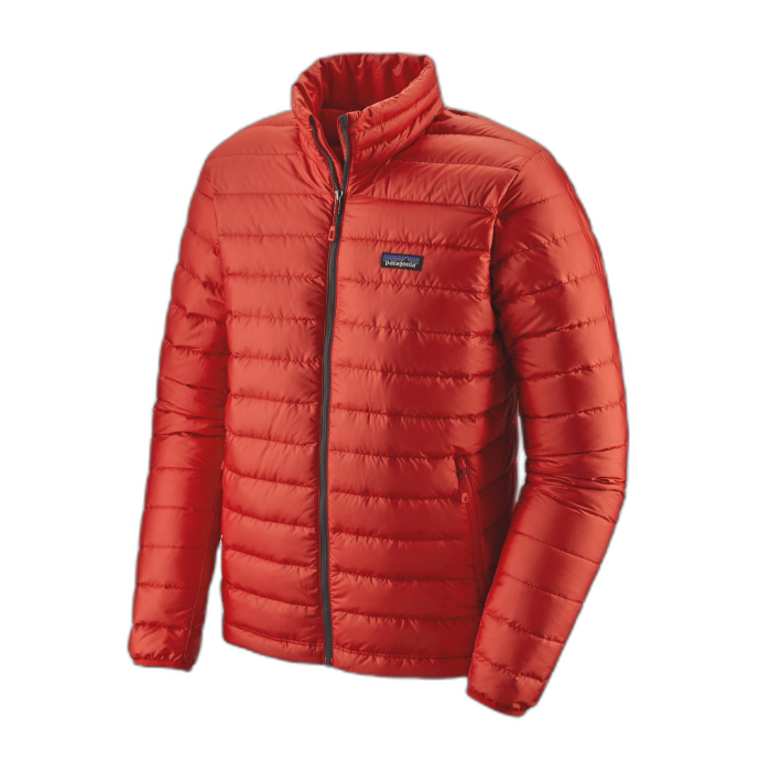 Kurtka męska PATAGONIA Down Sweater / HTE hot ember