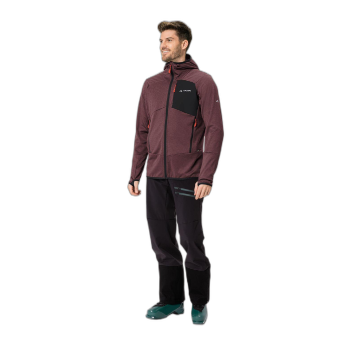 Kurtka męska VAUDE Monviso Fleece HD / Dark Oak