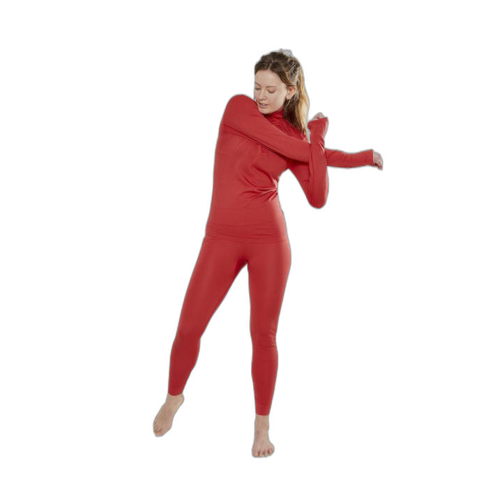 Leginsy damskie CRAFT 1906595 Fuseknit Comfort /  czerwony