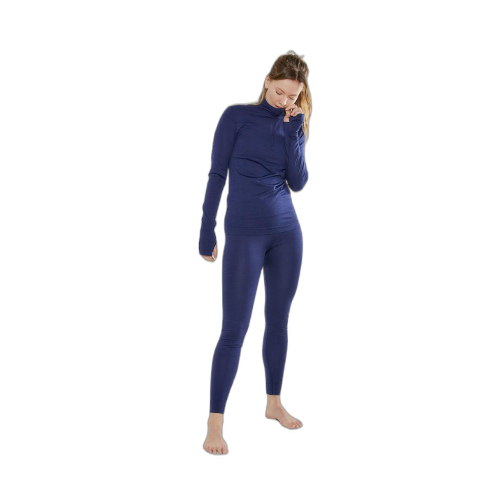 Leginsy damskie CRAFT 1906595 Fuseknit Comfort /  granatowy