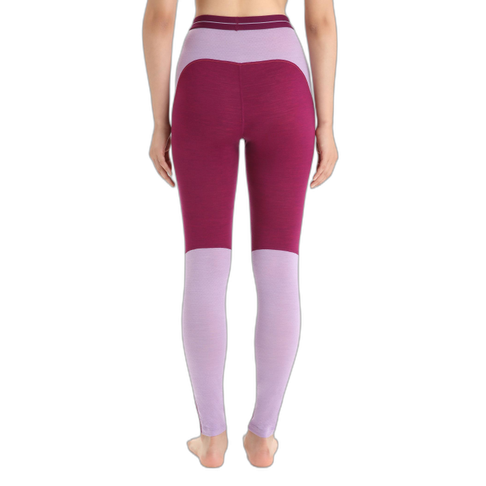 Leginsy damskie ICEBREAKER 125 ZoneKnit 56H6 / 822 gobery purple