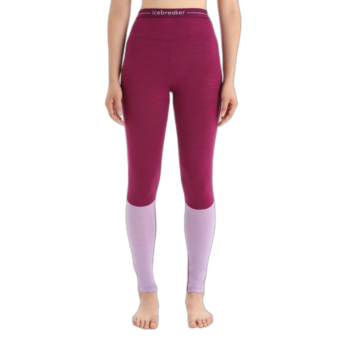Leginsy damskie ICEBREAKER 125 ZoneKnit 56H6 / 822 gobery purple