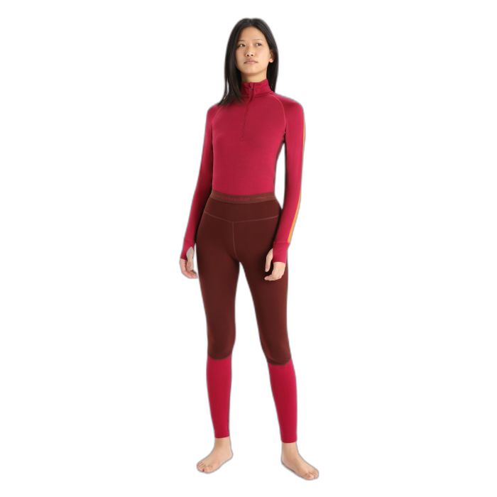 Leginsy damskie ICEBREAKER 260 ZoneKnit 56HJ / 725 Espresso