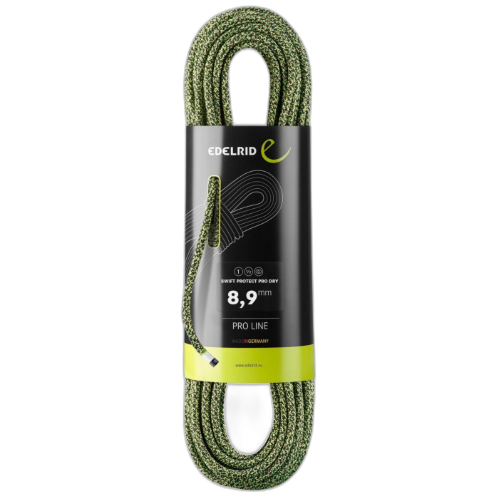 Lina dynamiczna EDELRID Swift Protect ProDry 8,9 mm - sprzedaż na metry / 022-night-green