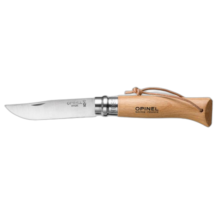 Nóż OPINEL Inox No.08 z rzemykiem