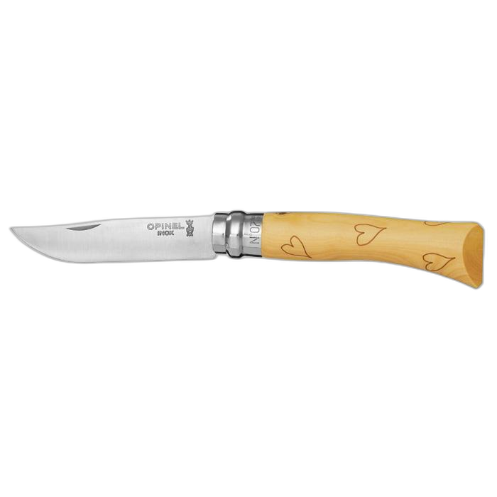 Nóż OPINEL inox No.7 Nature - Hearts