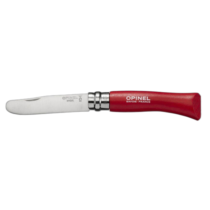 Nóż OPINEL Inox No. 7 my first /  czerwony