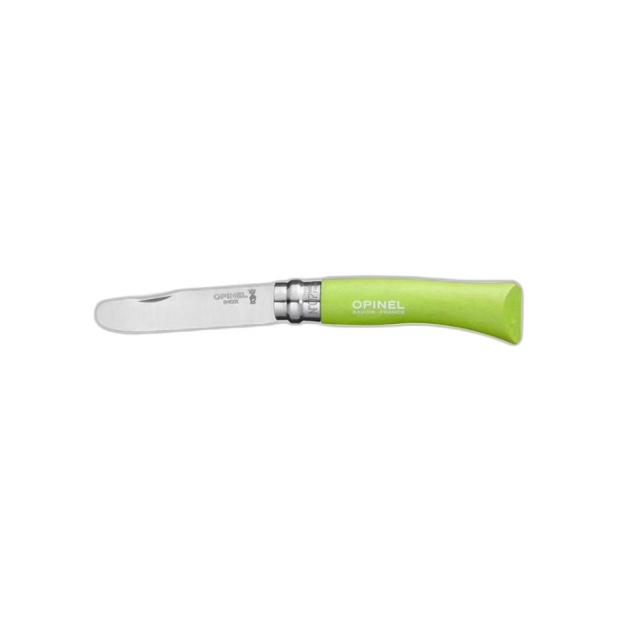 Nóż OPINEL inox No. 7 my first /  zielony