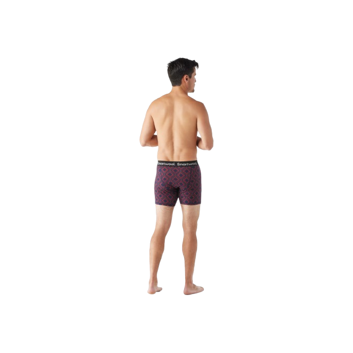 Bokserki Smartwool 17005 Print Boxer / L91 Scarlet Red