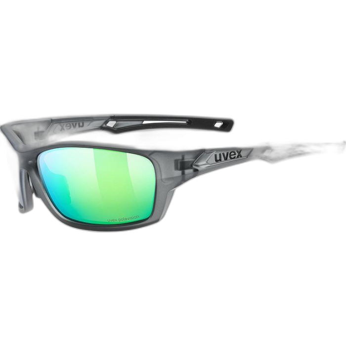 Okulary UVEX Sportstyle 232 PO / 5170 smoke mat green