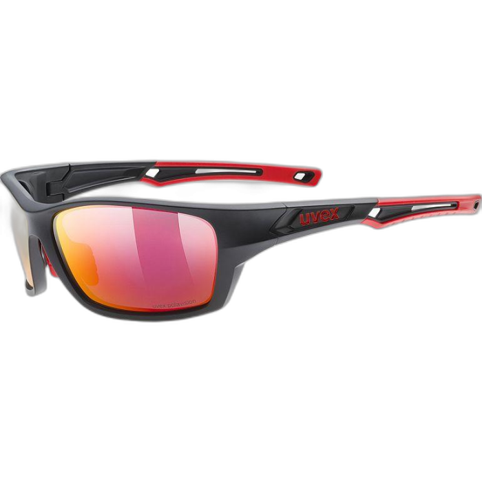 Okulary UVEX Sportstyle 232 PO / 2330 black red red