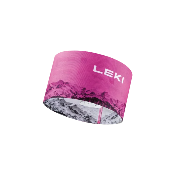 Opaska LEKI 4 Season / neon pink white