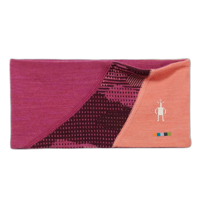 Opaska SMARTWOOL 16769 Colorblock / J61 Festive Fuchsia