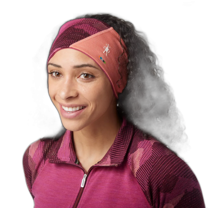 Opaska SMARTWOOL 16769 Colorblock / J61 Festive Fuchsia