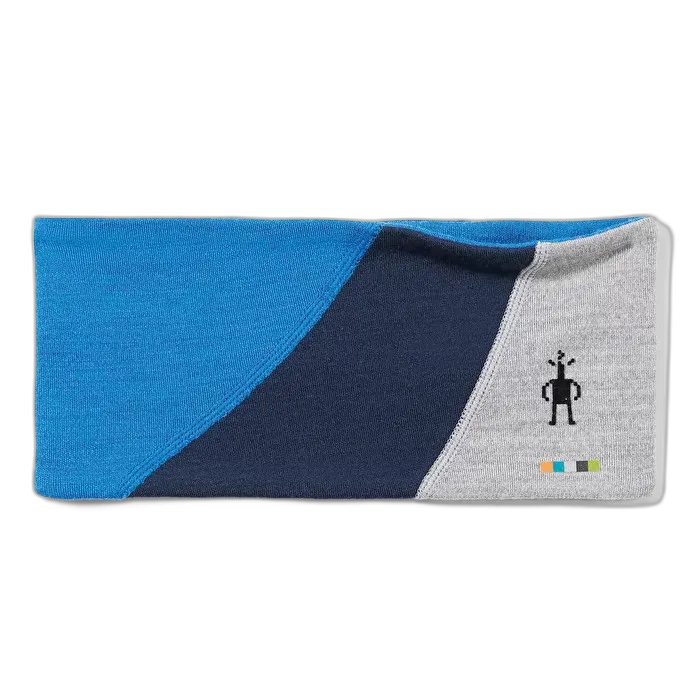 Opaska SMARTWOOL 16769 Colorblock / K50 Laguna Blue