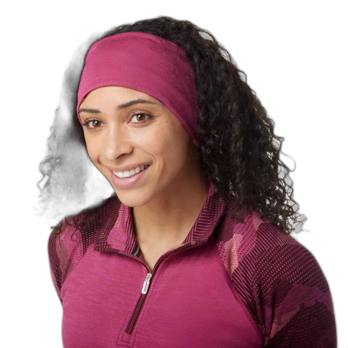 Opaska SMARTWOOL 16769 Colorblock / J61 Festive Fuchsia