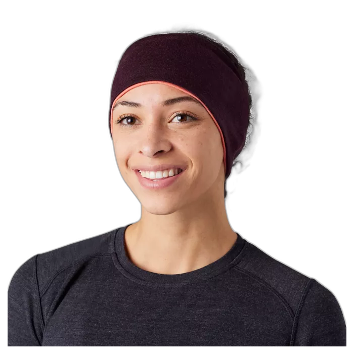 Opaska Smartwool SC969 Merino 250 / H74 Coral Woodsmoke