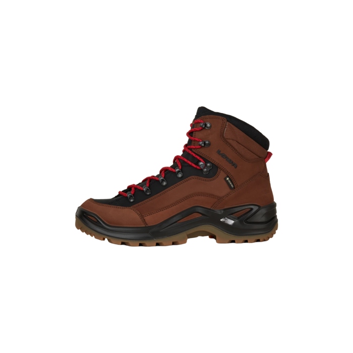 Buty LOWA Renegade GTX mid / mahagoni/rot