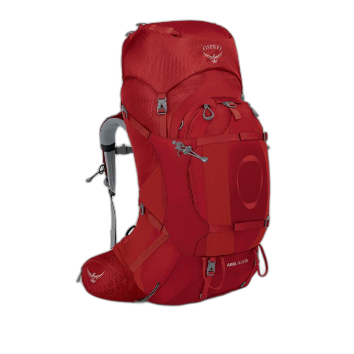 Plecak OSPREY Ariel Plus 60 XS/S /  czerwony
