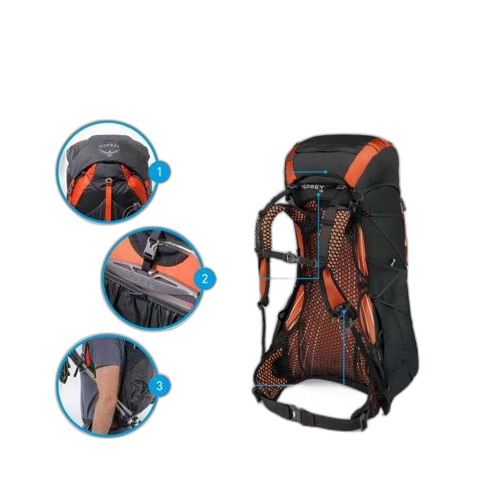 Plecak OSPREY Exos 48 SM /  zielony