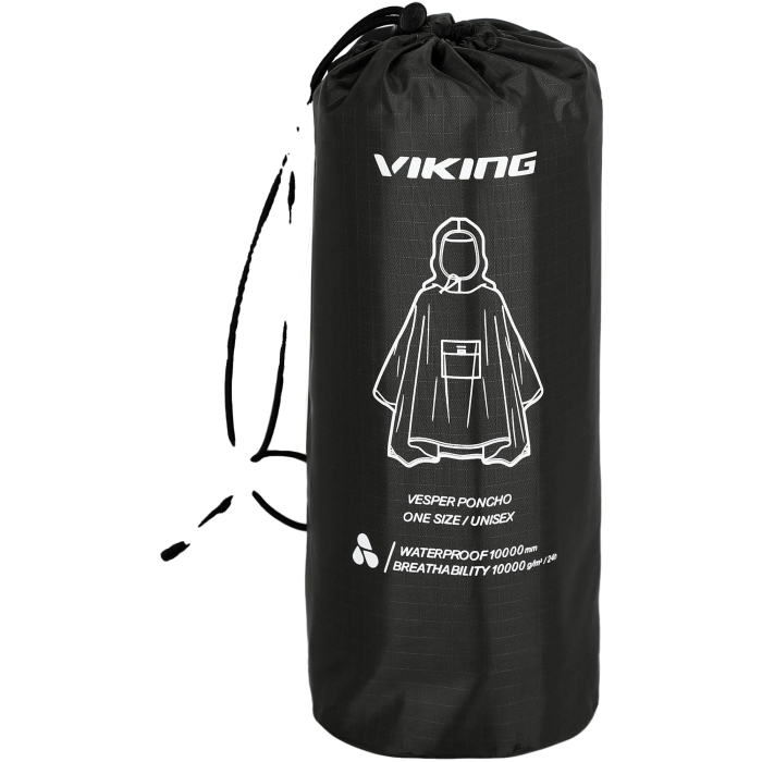 Poncho VIKING Vesper / 0900 czarny