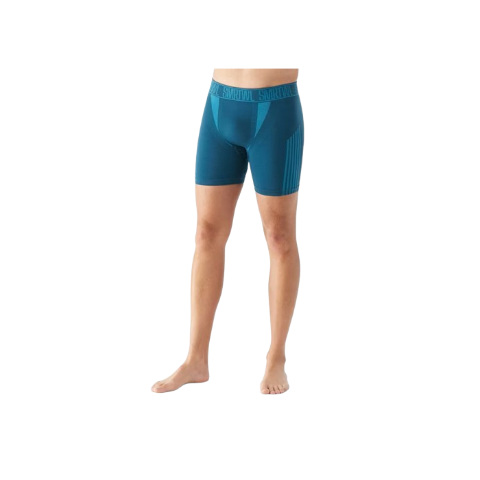 Bokserki Smartwool 17010 Boxer Brief / N01 Twilight Blue