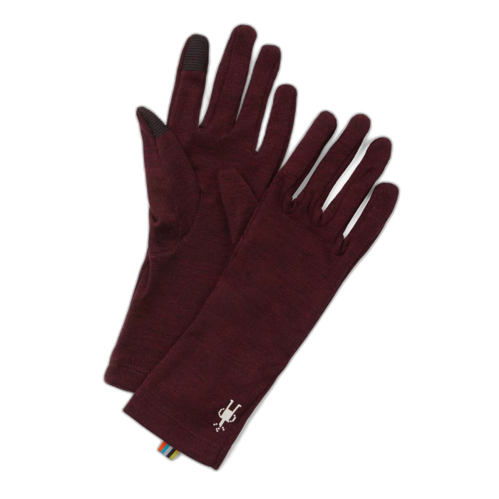 Rękawice SMARTWOOL SW19001 Merino 250 / K40 Black Cherry Hea
