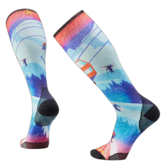 Sakrpety Smartwool 02144 Ski Zero Cushion / J96 Laguna Blue