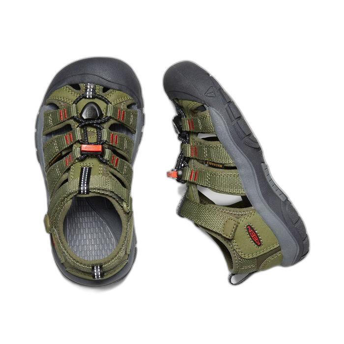 Sandały KEEN Newport H2 Youth / Olive Drab / Orange