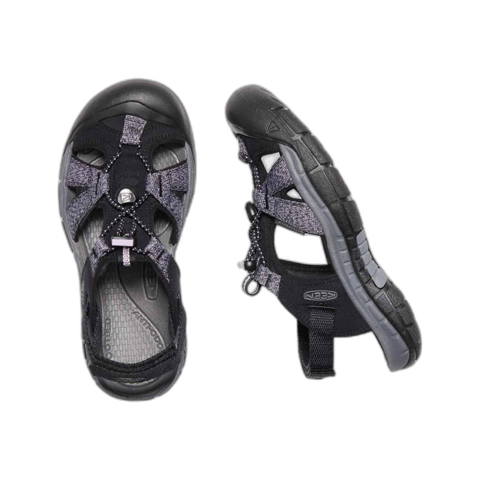 Sandały KEEN Ravine H2 / black/dawn pink