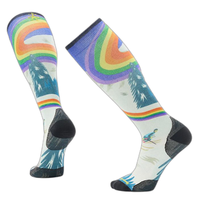 Skarpety Smartwool 2619 Ski Rainbow Trails / J96 Laguna Blue