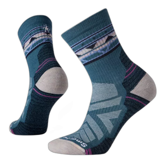 Skarpety Smartwool Hike Light Cushion Zig Zag Valley Mid / D17 Prussian Blue