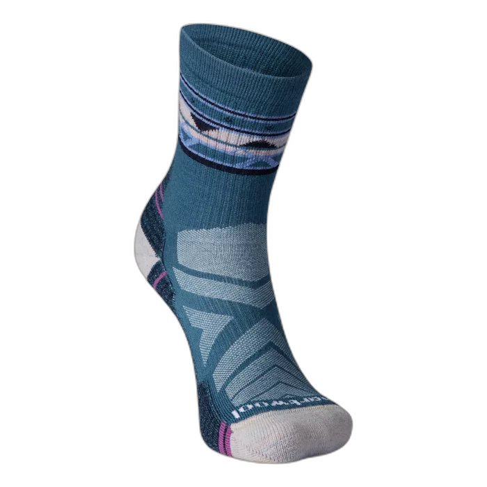 Skarpety Smartwool Hike Light Cushion Zig Zag Valley Mid / D17 Prussian Blue