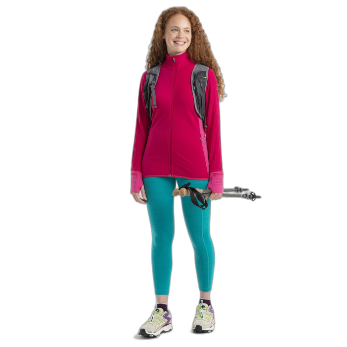 Spodnie damskie ICEBREAKER Fastray HiRise A56EW / 861 flux green