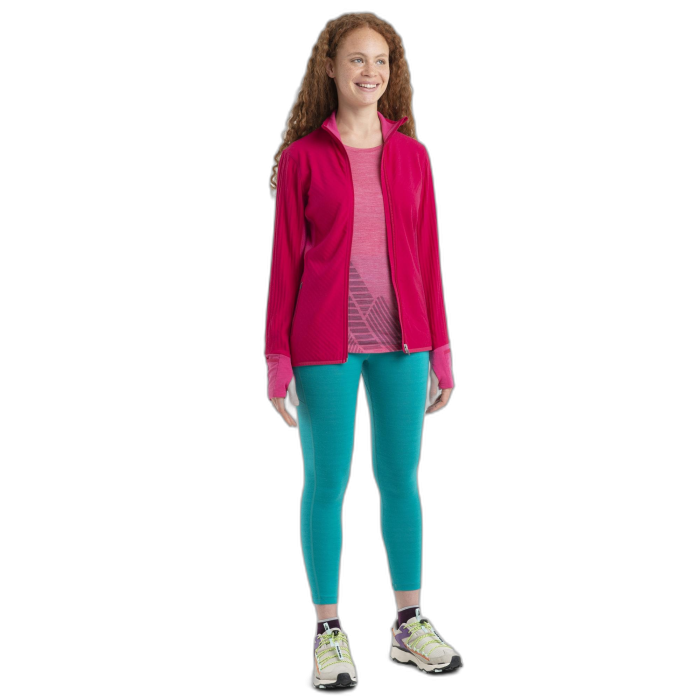 Spodnie damskie ICEBREAKER Fastray HiRise A56EW / 861 flux green