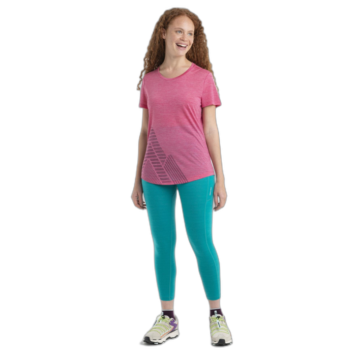 Spodnie damskie ICEBREAKER Fastray HiRise A56EW / 861 flux green